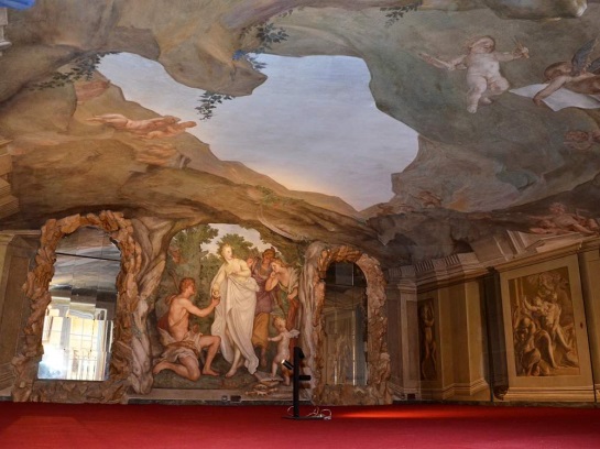 La Sala della Grotta e alcova di Palazzo Rosso